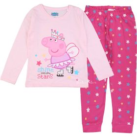 Peppa malac rózsaszín-csillagos kislány pizsama