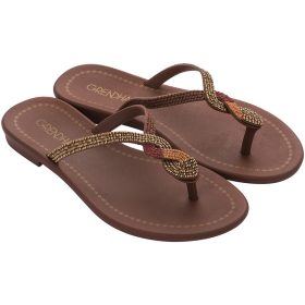 Grendha Cacau Herancas barna női papucs