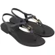 Grendha Exuberante fekete női szandál