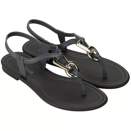 Grendha Exuberante fekete női szandál