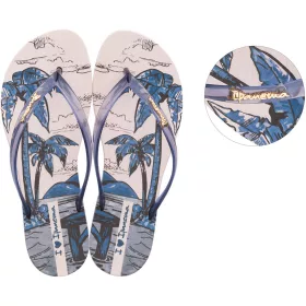 Ipanema Wave Natural pálmafás női papucs