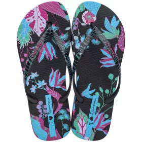 Ipanema Flower Bomb fekete női papucs