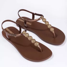 Ipanema Class Easy On Glow barna-arany női szandál