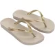 Ipanema Anatomica Tan bézs-arany női papucs