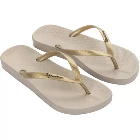 Ipanema Anatomica Tan bézs-arany női papucs