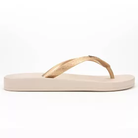 Ipanema Anatomica Tan bézs-arany női papucs