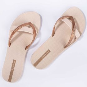 Ipanema Kirei bézs-arany női papucs