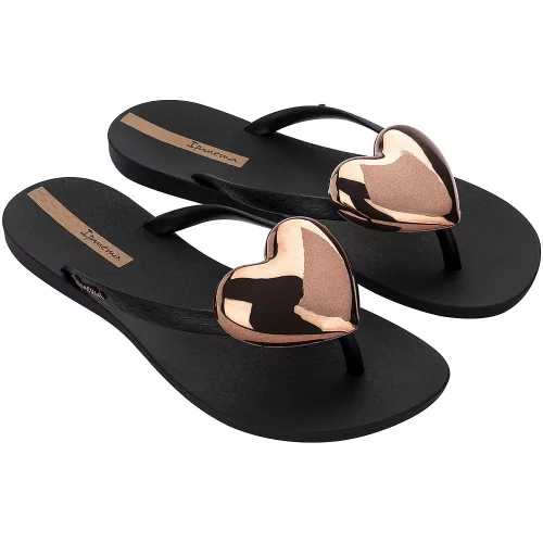 Ipanema Maxi Fashion IV fekete-bronz női papucs