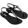 Ipanema Class Chic fekete női szandál 