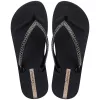 Ipanema Mesh XI Plat fekete női papucs