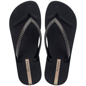 Ipanema Mesh XI Plat fekete női papucs