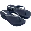 Ipanema Mesh XI Plat sötétkék női papucs