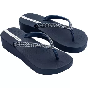 Ipanema Mesh XI Plat sötétkék női papucs