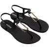 Ipanema Class Modern fekete-arany női szandál