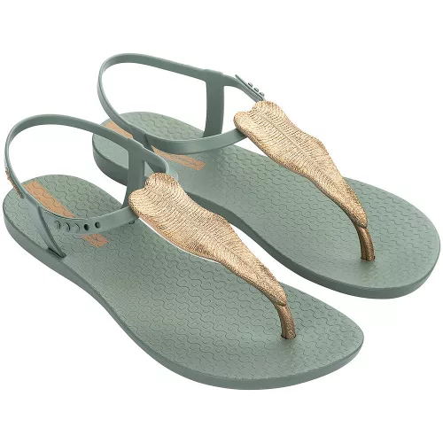 Ipanema Class Flora zöld-arany női szandál