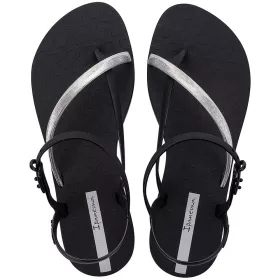 Ipanema Elegant fekete-ezüst női szandál