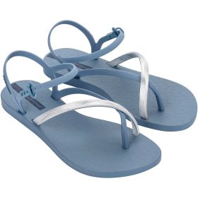 Ipanema Elegant acélkék-ezüst női szandál 