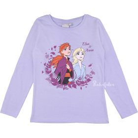 Jégvarázs Elsa és Anna lila lány felső