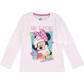 Minnie egér picture ekrü lány felső