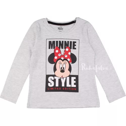 Minnie egér Style szürke lány felső