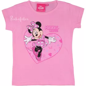Minnie egér szíves rózsaszín lány póló
