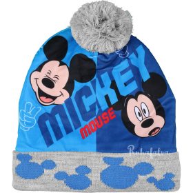 Mickey egér kék polár fiú sapka
