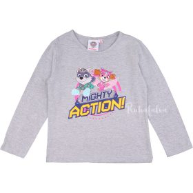 Mancs őrjárat Action szürke-lila kislány pizsama