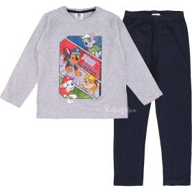 Mancs Őrjárat kisfiú szürke-kék pizsama