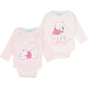 Micimackó-csíkos baba body szett