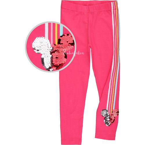 Minnie egér kislány átfordítható flitteres leggings