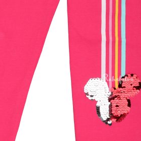 Minnie egér kislány átfordítható flitteres leggings