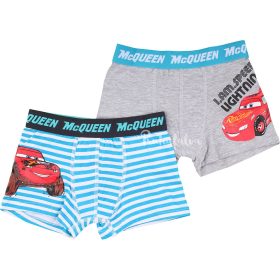 Verdák kisfiú csíkos-szürke 2 db-os boxeralsó szett