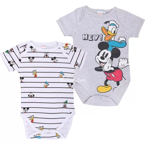 Mickey egér és Donald baba body szett