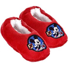 Mickey egér bordó kisfiú mamusz