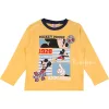 Mickey egér explorer sárga-kék kisfiú pizsama