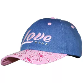 Kitti Love puncs-farmerkék baseball kislány sapka