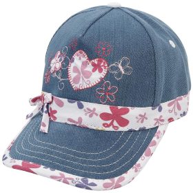 Kitti Szíves farmerkék baseball lány sapka