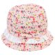 Kitti Virágos rózsaszín baba kalap