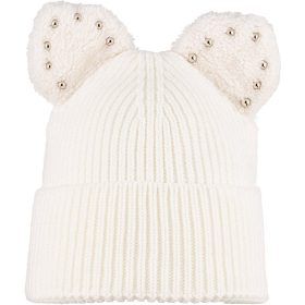 Kitti Cicafüles törtfehér baba sapka