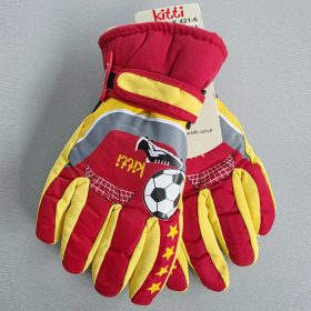 Kitti Focis piros-sárga fiú síkesztyű