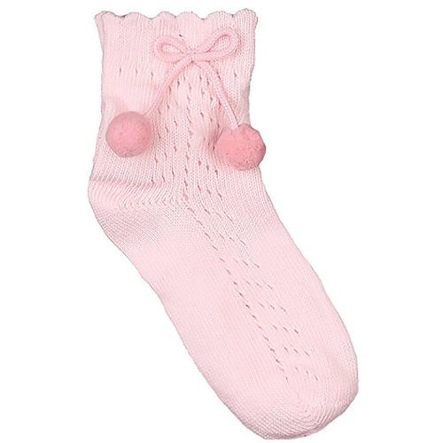 Katamino Rózsaszín áttört kislány zokni