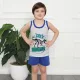 DomiKids Dínós-kék fiú pizsama