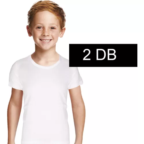 Domikids Fehér 2 db-os póló szet