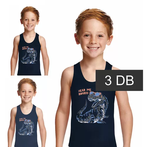 Domikids Dínós kék 3 db-os trikó szett