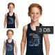 Domikids Dínós kék 3 db-os trikó szett
