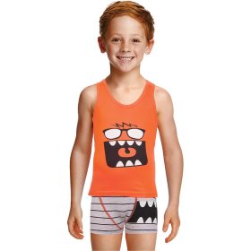 DomiKids Szörnyes narancs fiú fehérnemű szett