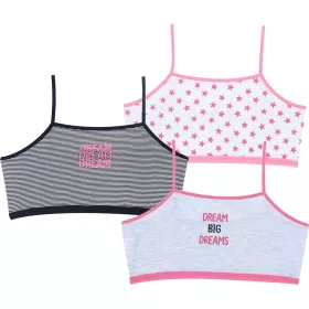 Domikids Csíkos-szürke tini 3 db-os top szett