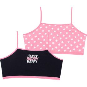 Domikids Fekete-rózsaszín 2 db-os top szett