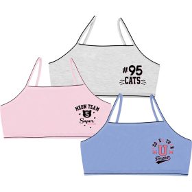 Domikids Lila-rózsaszín-szürke 3 db-os melltartó szett