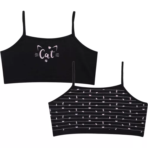 Domikids Cicás-fekete tini 2 db-os top szett